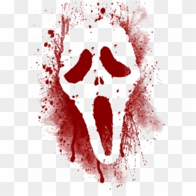 Scream Face De Pânico By Adriano Ott - Blood On Face Png, Transparent Png - scream face png