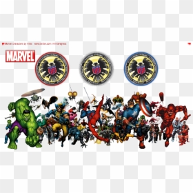 Marvel Transparent Background, HD Png Download - marvel heroes png