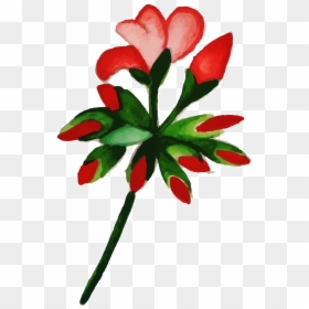 Artificial Flower, HD Png Download - flower with stem png
