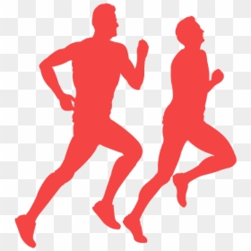 Run Dxf, HD Png Download - runner silhouette png