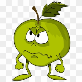 Sour Apple Cartoon, HD Png Download - green starburst png