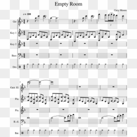 Free Sheet Music Pack Up Your Troubles, HD Png Download - empty room png
