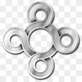 Loopy Circle - Metallic - Metallic Png, Transparent Png - metallic circle png