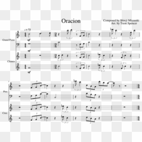 Sheet Music, HD Png Download - oracion png