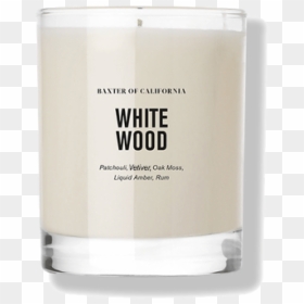 White Wood Candle - Label, HD Png Download - white wood png