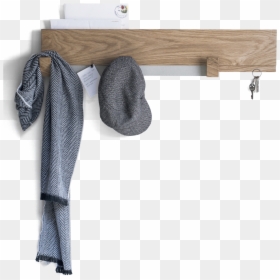 Entryway Wall Rack White Oak Wood - Drawer, HD Png Download - white wood png