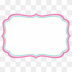 Transparent Mamma Mia Clipart - Frame Azul E Rosa, HD Png Download - thin frame png