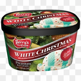 Perrys Premium Ice Cream, White Christmas - Perry's White Christmas Ice Cream, HD Png Download - white christmas png