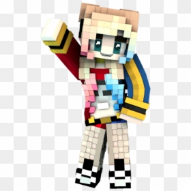 Render De Chica Minecraft, HD Png Download - mujer modelo png