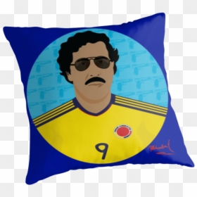 Pablo Escobar By Mqdesigns13 - Cushion, HD Png Download - escoba png