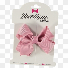 Bowtique London Pink Grosgrain Bow Hair Clip - Wedding Favors, HD Png Download - hair clip png