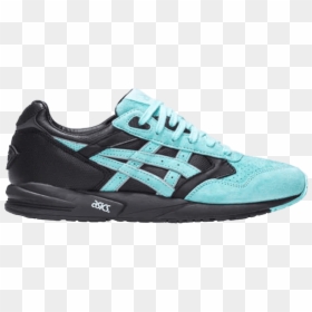 Black And Teal Asics, HD Png Download - diamond supply co png