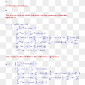 Multivariable Calculus Equations, HD Png Download - calculus png