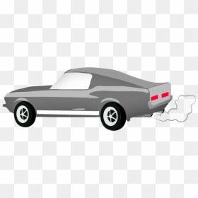 Muscle Car, HD Png Download - gray background png