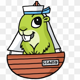 Boating Adsy - Adsy Beaver Clipart, HD Png Download - boat cartoon png