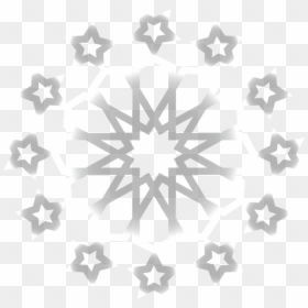 Black And White Grey Snowflake - Asian Road Cycling Championship 2019, HD Png Download - gray background png