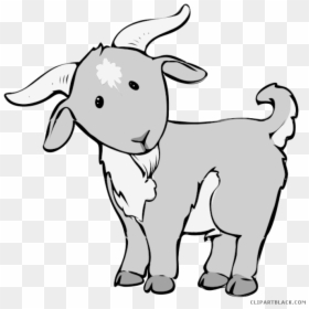 Clipart Goat Head - Goat Clipart Png, Transparent Png - gray background png