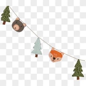 Great Little Trading Co. Felt Garland Woodland Animals, HD Png Download - woodland animals png
