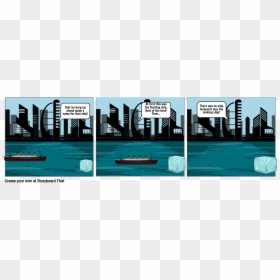 Comics, HD Png Download - boat cartoon png