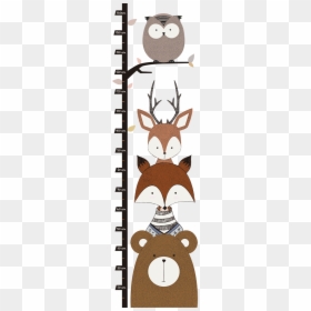 Messlatte Waldtiere, HD Png Download - woodland animals png