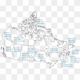 Curriculum Map - Canada Colouring Page Provinces, HD Png Download - calculus png