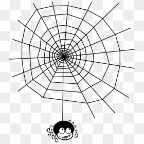 Maths In Spider Webs, HD Png Download - spider cartoon png