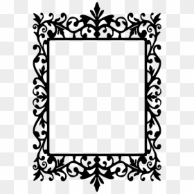 Clip Art Transparent Library Drawing Rectangle Frame - Rectangle Picture Frame Clipart, HD Png Download - rectangular frame png