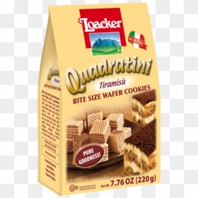 Loacker Tiramisu Quadratini, - Loacker Quadratini Tiramisu, HD Png Download - tiramisu png