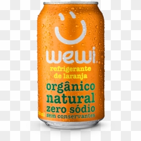 Refrigerante Orgânico Laranja 350ml Wewi - Beer, HD Png Download - refrigerante png