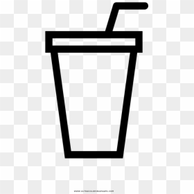 Soda Cup Coloring Page, HD Png Download - refrigerante png