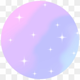 ✨  #space #galaxy #kawaii #pastel #stars #circle #background - Kawaii Pastel Galaxy Background, HD Png Download - stars circle png