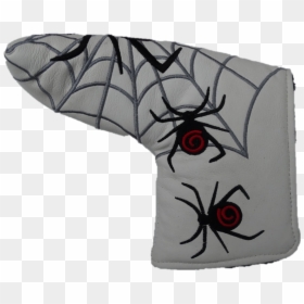 White Spider Web Design Blade Golf Putter Cover - Turkey, HD Png Download - white spider web png