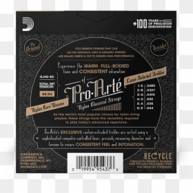 D Addario Ej49 Pro Arte, HD Png Download - arte png