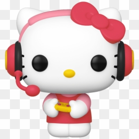 Hello Kitty Gamer Funko Pop, HD Png Download - hello kitty bow png