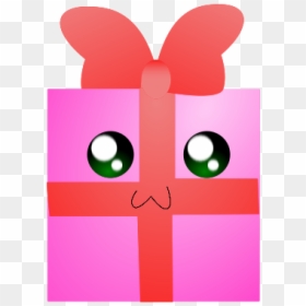 Gift Box 3 - Christmas Day, HD Png Download - pink ribbon bow png