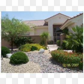 Beautiful Desert Home - Yard, HD Png Download - desert shrub png