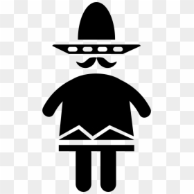 Mexican Man - Portable Network Graphics, HD Png Download - mexican moustache png