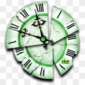 Transparent Timeclock Clipart - Broken Clock Tattoo Designs, HD Png Download - broken clock png