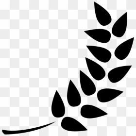 Branch With Leaves - Icone Trigo Png, Transparent Png - branch with leaves png