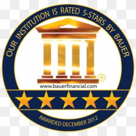 Finemark Receives 5-star Rating - Bauer Financial 5 Star, HD Png Download - five star rating png