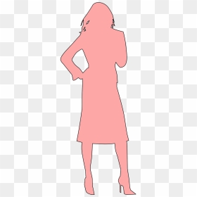 Transparent Lady Silhouette Png - Silueta De Mujer A Color, Png Download - silueta mujer png