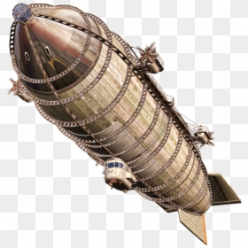 Steam Punk Png -steampunk Airship Png , Png Download - Transparent Background Steampunk Png, Png Download - steampunk border png