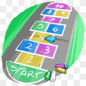 Free Clipart Hop Scotch, HD Png Download - hopscotch png