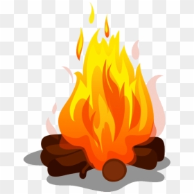 Bonfire - Transparent Background Bonfire Clipart, HD Png Download - small flame png