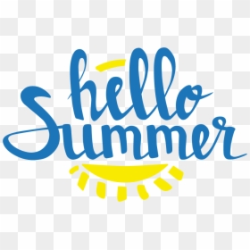 Hello Summer Clip Art, HD Png Download - summer background png