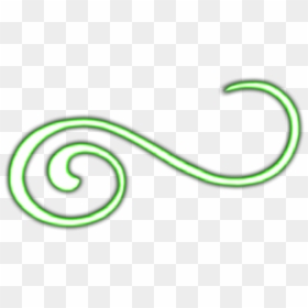 #ftestickers #swirl #light #effect #green - Illustration, HD Png Download - green swirl png