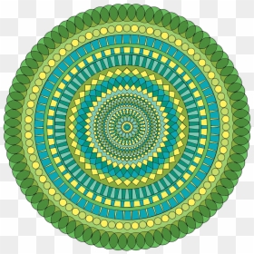 Round Tribal Vector, HD Png Download - green swirl png