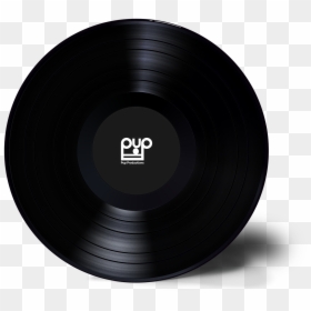 Vinyl Record And Cover Presentation Mock - Circle, HD Png Download - gramophone png
