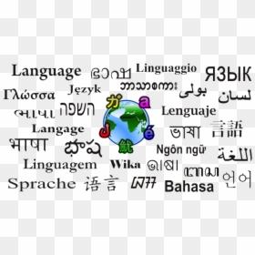 Transparent Globalization Png - Word Language In Different Languages, Png Download - globalization png