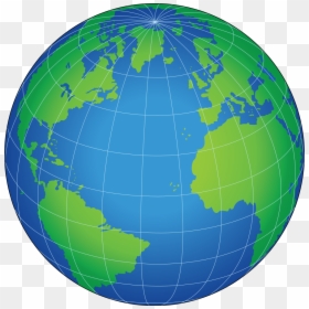 File Globe Atlantic Svg Wikimedia Commons - North Pole To Equator, HD Png Download - globalization png